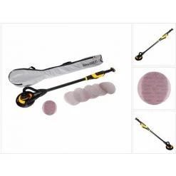 MIRKA ABRASIFS Mirka LEROS 950 CV Wand- Und Deckenschleifer 350 W 5,0 Mm Hub 225 Mm + Tragetasche + 30x Schleifscheiben