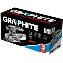 Graphite Exzenterschleifer 220 W, 11000 Min-1, 90 X187mm -Winkelschleifer & Mauernutfräsen Verkäufe 37348971 3