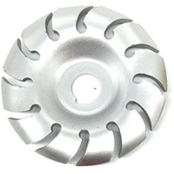 HAPPYSHOPPING 65 MM 12 Gänge Holzbearbeitung Teetablett Wurzelschnitzerei Kohlenstoffstahl Schnelles Polieren Greaving Teetablett Klinge,Silber