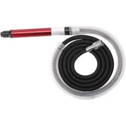 HAPPYSHOPPING Universal Pneumatische Druckluft Bleistift Spannzangen Stabschleifer Mikroschleifer Polieren Gravierwerkzeug,Silber