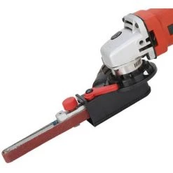 HAPPYSHOPPING Multifunktions Mini DIY Sander Schleifband Adapter Bandfile Gürtel Sander,für 115mm 4,5 "und 125mm 5" Elektrische Winkelschleifer - Für 115mm 4,5 "und 125mm 5" Elektrische Winkelschleifer