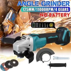 MAEREX Akku Winkelschleifer 125mm Trennschleifer Flex Schleifmaschine (Ohne Akku) -Winkelschleifer & Mauernutfräsen Verkäufe 37849953 5