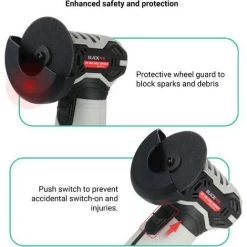 HAPPYSHOPPING Akku-Mini-Winkelschleifer 12V Elektrischer Schleifer 3-Zoll-Schleifer Polierer Vielseitiger Scheibenschleifer Schleifmaschine 19500 U / Min Mit Schutzscheibenschutz,EU-Stecker 8 HAPPYSHOPPING Akku-Mini-Winkelschleifer 12V Elektrischer Schleifer 3-Zoll-Schleifer Polierer Vielseitiger Scheibenschleifer Schleifmaschine 19500 U / Min Mit Schutzscheibenschutz,EU-Stecker -Winkelschleifer & Mauernutfräsen Verkäufe 38696499 4