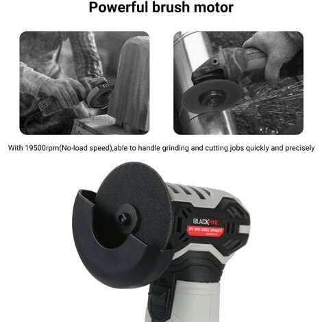 HAPPYSHOPPING Akku-Mini-Winkelschleifer 12V Elektrischer Schleifer 3-Zoll-Schleifer Polierer Vielseitiger Scheibenschleifer Schleifmaschine 19500 U / Min Mit Schutzscheibenschutz,EU-Stecker 5 HAPPYSHOPPING Akku-Mini-Winkelschleifer 12V Elektrischer Schleifer 3-Zoll-Schleifer Polierer Vielseitiger Scheibenschleifer Schleifmaschine 19500 U / Min Mit Schutzscheibenschutz,EU-Stecker – Bild 5