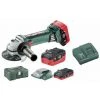 METABO® 18-Volt-Akku-Winkelschleifer Metabo W 18 LTX 125 Quick Exklusiv-Set