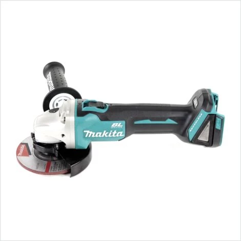 Makita DGA 504 F1J Akku Winkelschleifer 18V 125mm Brushless + 1x Akku 3,0Ah + Makpac - Ohne Ladegerät 1 Makita DGA 504 F1J Akku Winkelschleifer 18V 125mm Brushless + 1x Akku 3,0Ah + Makpac - Ohne Ladegerät