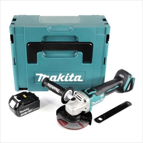 Makita DGA 504 F1J Akku Winkelschleifer 18V 125mm Brushless + 1x Akku 3,0Ah + Makpac - Ohne Ladegerät 3 Makita DGA 504 F1J Akku Winkelschleifer 18V 125mm Brushless + 1x Akku 3,0Ah + Makpac - Ohne Ladegerät – Bild 3