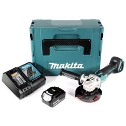 Makita DGA 504 RF1J Akku Winkelschleifer 18V 125mm Brushless + 1x Akku 3,0Ah + Ladegerät + Makpac -Winkelschleifer & Mauernutfräsen Verkäufe 39323077 3