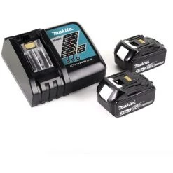 Makita DGA 504 RTJ Akku Winkelschleifer 18V 125mm Brushless + 2x Akku 5,0Ah + Ladegerät + Makpac -Winkelschleifer & Mauernutfräsen Verkäufe 39323079 4