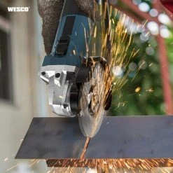 Winkelschleifer, WESCO 750W Professional Trennschleifer Mit 3x Scheiben-Ø: 115 Mm Für Schleifen, 11000min-1 Mit Zusatzhandgriff Und Schutzhaube, Ideal Zum Schleifen Und Schneiden/WS4751.2 -Winkelschleifer & Mauernutfräsen Verkäufe 39582505 5