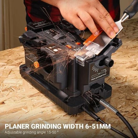 TACKLIFE Multifunktions-Tischschleifer, 200W / 1,67A Spitzer Mit Flexibler Welle, 6 Variable Geschwindigkeiten, Elektrisches Schleifwerkzeug Für Bohrer, Messer, Meißel, Meißel Und Äxte, Drehwerkzeug, DIY MBG01A 3 TACKLIFE Multifunktions-Tischschleifer, 200W / 1,67A Spitzer Mit Flexibler Welle, 6 Variable Geschwindigkeiten, Elektrisches Schleifwerkzeug Für Bohrer, Messer, Meißel, Meißel Und Äxte, Drehwerkzeug, DIY MBG01A – Bild 3