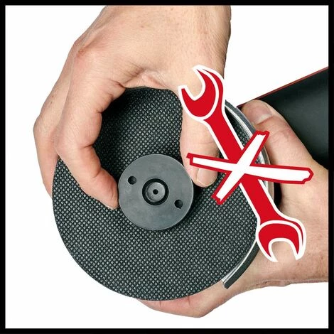 Einhell AXXIO 18/115 Q Akku-Winkelschleifer Softstart Überlastschutz Scheibenschutz Zusatzhandgriff 4 Einhell AXXIO 18/115 Q Akku-Winkelschleifer Softstart Überlastschutz Scheibenschutz Zusatzhandgriff – Bild 4