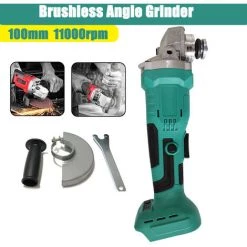 MAEREX MECO Professional Akku-Winkelschleifer Tragbare Geradschleifer Für 18V Makita Batterie, Schwarz Rot -Winkelschleifer & Mauernutfräsen Verkäufe 41018413 4