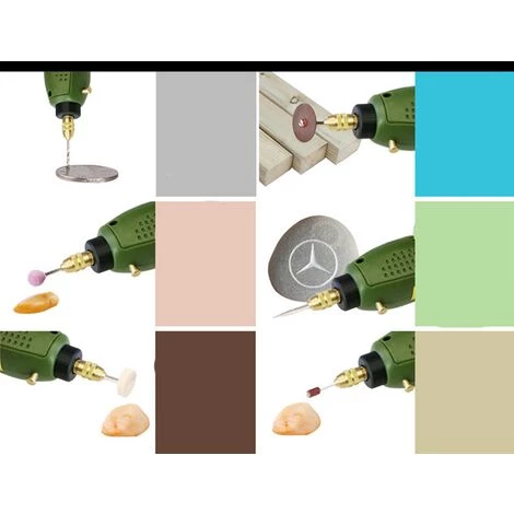 ILoveMilan Elektrische Schleifmaschine Bohrmaschine DIY Carving Reinigung Mini Elektrisches Set Polierwerkzeug A 3 ILoveMilan Elektrische Schleifmaschine Bohrmaschine DIY Carving Reinigung Mini Elektrisches Set Polierwerkzeug A – Bild 3