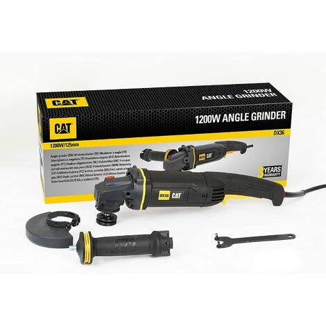 WESCO CAT DX36 1200W Winkelschleifer 230V, 125mm Scheibengröße, 10000/min Leerlaufdrehzahl, Mit Hilfsgriff Und Scheibenschutz Für Schleifen Und Schneiden 4 WESCO CAT DX36 1200W Winkelschleifer 230V, 125mm Scheibengröße, 10000/min Leerlaufdrehzahl, Mit Hilfsgriff Und Scheibenschutz Für Schleifen Und Schneiden – Bild 4