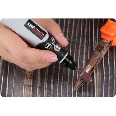 ILoveMilan Kleines Elektrisches Schleifer-Set USB Wiederaufladbarer Schleifer, Einstellbare Geschwindigkeit, Gravierkombination, Elektrischer Schleifer A 2 ILoveMilan Kleines Elektrisches Schleifer-Set USB Wiederaufladbarer Schleifer, Einstellbare Geschwindigkeit, Gravierkombination, Elektrischer Schleifer A – Bild 2