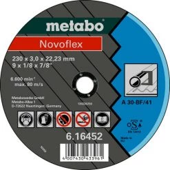 Metabo Novoflex 180x3,0x22,2 Stahl, 616457000