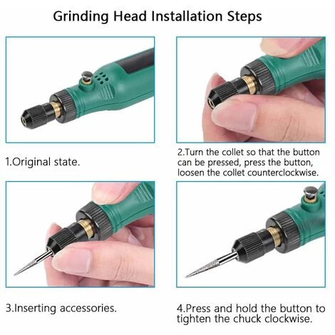 ILOVEMILAN 3,6 V / 3,7 V Akku-Bohrmaschine Wiederaufladbarer Multifunktions-Elektroschleifer 5 ILOVEMILAN 3,6 V / 3,7 V Akku-Bohrmaschine Wiederaufladbarer Multifunktions-Elektroschleifer – Bild 5