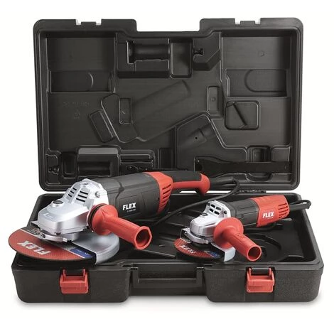 Flex Winkelschleifer Set L2200 230 2200 Watt Und L 811 125 800 Watt, Im Koffer 1 Flex Winkelschleifer Set L2200 230 2200 Watt Und L 811 125 800 Watt, Im Koffer
