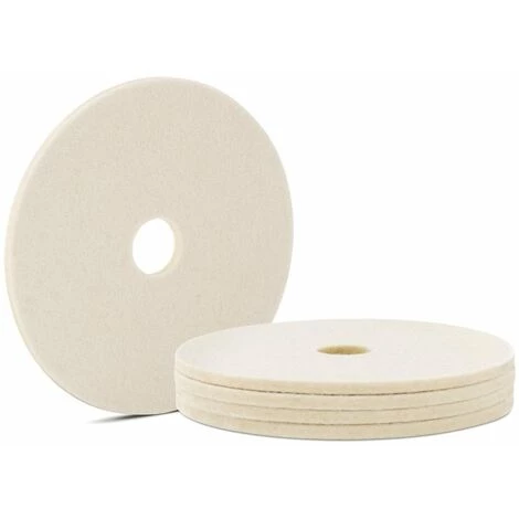 MSW 5er Set Kehlnahtscheiben Schleifscheiben Polierscheiben Ø 150 Mm Vlies - Weiß 1 MSW 5er Set Kehlnahtscheiben Schleifscheiben Polierscheiben Ø 150 Mm Vlies - Weiß