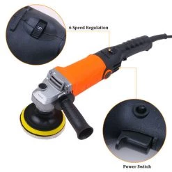 HAPPYSHOPPING 670W Winkelschleifer Handpoliermaschine Schleifmaschine Multifunktionale Vielseitige Elektrische Schleifmaschine Cutter Wachsmaschine,Set 1 -Winkelschleifer & Mauernutfräsen Verkäufe 47879786 5