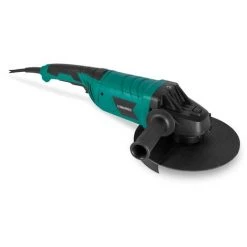 VONROC Winkelschleifer 2400W - 230mm - Sanftanlauf - Drehbarer Griff - Inkl. Zusatzhandgriff Und 3m Gummikabel