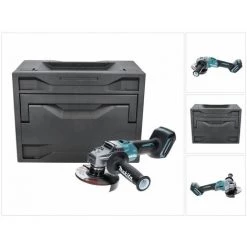 Makita GA 008 GZ01X Akku Winkelschleifer 40 V Max. 125 Mm Brushless XGT + Makbox - Ohne Akku, Ohne Ladegerät