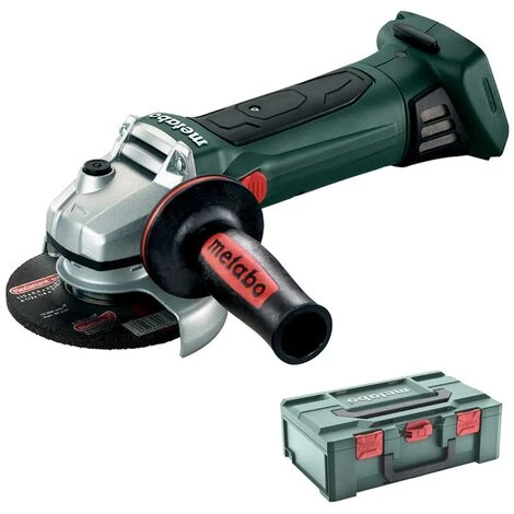 Metabo Akku-Winkelschleifer W 18 LTX 125 Quick 18V Solo Version Zubehör Metabox 1 Metabo Akku-Winkelschleifer W 18 LTX 125 Quick 18V Solo Version Zubehör Metabox