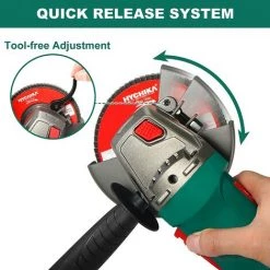 Winkelschleifer 900W, HYCHIKA Trennschleifer 10000RPM Mit 5pcs 125mm Schleifscheiben -Winkelschleifer & Mauernutfräsen Verkäufe 50056371 5
