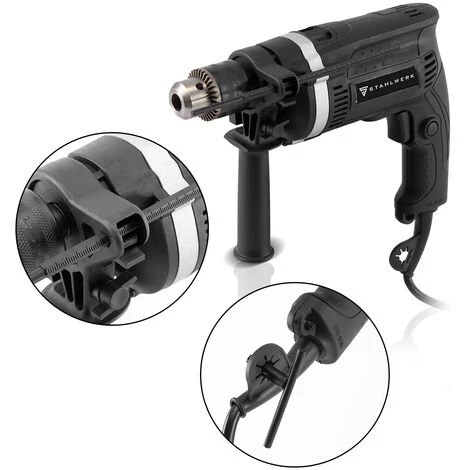 STAHLWERK Handwerker-Set Mit Winkelschleifer WS-840 ST Und Schlagbohrmaschine SB-800 ST Für Den Einsatz In Der Werkstatt Und Im Haus 2 STAHLWERK Handwerker-Set Mit Winkelschleifer WS-840 ST Und Schlagbohrmaschine SB-800 ST Für Den Einsatz In Der Werkstatt Und Im Haus – Bild 2