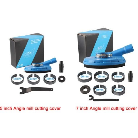 HAPPYSHOPPING 5-Zoll-Winkelschleifer-Staubschutz Praktischer Winkelschleifer-Staubschutz Haushalts-Winkelschleifer-Schutzhülle Geeignet Für Winkelschleifer Vom Typ 100/115/125,Typ2, Blau. - Typ2, Blau. 4 HAPPYSHOPPING 5-Zoll-Winkelschleifer-Staubschutz Praktischer Winkelschleifer-Staubschutz Haushalts-Winkelschleifer-Schutzhülle Geeignet Für Winkelschleifer Vom Typ 100/115/125,Typ2, Blau. - Typ2, Blau. – Bild 4