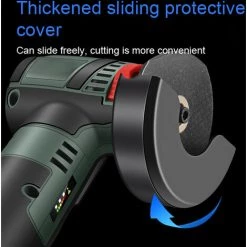 HAPPYSHOPPING 19500 U / Min Akku-Elektro-Keramikfliesen-Reinigungsmaschine Winkelschleifmaschine Bürstenlose Kupfer-Wohnmobil-Haushalts-tragbare Handheld-Dienstprogramm-Schneidschleifmaschine,Ohne Akku - Ohne Akku -Winkelschleifer & Mauernutfräsen Verkäufe 51514595 3