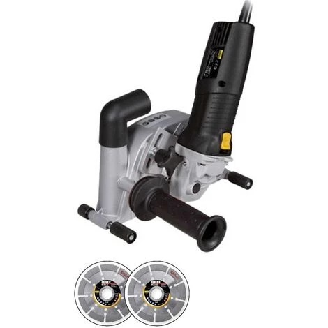 Samedia MSF 120 Profi-Set Mauerschlitzfräse + 2 Diamant-Trennscheiben MX13 125 Mm + Koffer 1 Samedia MSF 120 Profi-Set Mauerschlitzfräse + 2 Diamant-Trennscheiben MX13 125 Mm + Koffer