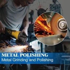 Winkelschleifer 125 Mm 1280W - Bürstenloser Akku-Winkelschleifer - Für Makita 18V - Gelb Mit 8 Zubehörteilen - ONEVAN -Winkelschleifer & Mauernutfräsen Verkäufe 52520312 3