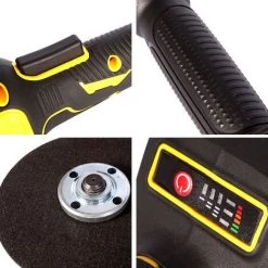 Winkelschleifer 125 Mm 1280W - Bürstenloser Akku-Winkelschleifer - Für Makita 18V - Gelb Mit 8 Zubehörteilen - ONEVAN -Winkelschleifer & Mauernutfräsen Verkäufe 52520312 5