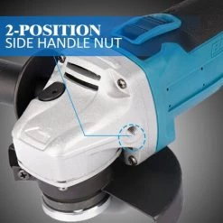 Winkelschleifer Ø125mm Winkelschleifer ONEVAN - Kabelloses Bürstenloses Elektrowerkzeug Für Makita 18V - Blau -Winkelschleifer & Mauernutfräsen Verkäufe 52520328 3