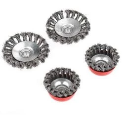 Astdrahtbürste Für Triomphe Winkelschleifer Lackentfernung 75mm/105mm 4St -Winkelschleifer & Mauernutfräsen Verkäufe 52924125 5