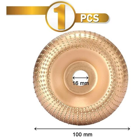 TRIOMPHE TRIOM Winkelschleifer Scheibe Schleifscheibe Carving Wolfram Schleifscheibe Winkelschleifer, Für Rotationswerkzeug Schneiden Schnitzen Formen Polieren Schleifen (Golden) 2 TRIOMPHE TRIOM Winkelschleifer Scheibe Schleifscheibe Carving Wolfram Schleifscheibe Winkelschleifer, Für Rotationswerkzeug Schneiden Schnitzen Formen Polieren Schleifen (Golden) – Bild 2