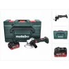 METABO® Metabo W 18 LT BL 11-125 Akku Winkelschleifer 18 V 125 Mm Brushless + 1x Akku 8,0 Ah + MetaBOX - Ohne Ladegerät