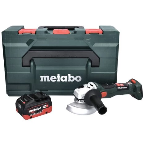 METABO® Metabo W 18 LT BL 11-125 Akku Winkelschleifer 18 V 125 Mm Brushless + 1x Akku 8,0 Ah + MetaBOX - Ohne Ladegerät 2 METABO® Metabo W 18 LT BL 11-125 Akku Winkelschleifer 18 V 125 Mm Brushless + 1x Akku 8,0 Ah + MetaBOX - Ohne Ladegerät – Bild 2