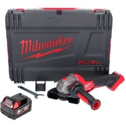 .MILWAUKEE. Milwaukee M18 FSAGV115XPDB-501X Akku Winkelschleifer 18 V 115 Mm Brushless + 1x Akku 5,0 Ah + HD Box - Ohne Ladegerät -Winkelschleifer & Mauernutfräsen Verkäufe 53802001 3