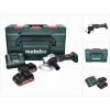 METABO® Metabo W 18 LT BL 11-125 Akku Winkelschleifer 18 V 125 Mm Brushless + 2x Akku 4,0 Ah + Ladegerät + MetaBOX
