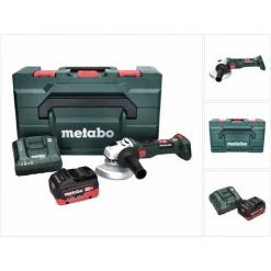 METABO® Metabo W 18 LT BL 11-125 Akku Winkelschleifer 18 V 125 Mm Brushless + 1x Akku 5,5 Ah + Ladegerät + MetaBOX