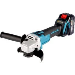 Winkelschleifer Ø125mm Winkelschleifer ONEVAN - Kabelloses Bürstenloses Elektrowerkzeug Blau Für Makita 18V Akku