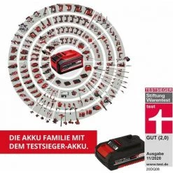Einhell AXXIO 18/125 Q Akku-Winkelschleifer Softstart Überlastschutz Scheibenschutz Zusatzhandgriff