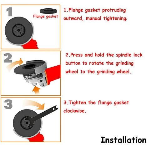 TEETOK Elektrischer Winkelschleifer 115 Mm 4,5 Zoll 850 W Schneidschleifwerkzeuge 240 V 11000 U/min 2 TEETOK Elektrischer Winkelschleifer 115 Mm 4,5 Zoll 850 W Schneidschleifwerkzeuge 240 V 11000 U/min – Bild 2