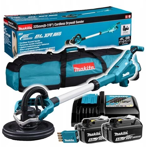 MAKITA DSL801RTEU Akku Langhalsschleifer 18V Mit AWS (2x5.0Ah Tasche) 1 MAKITA DSL801RTEU Akku Langhalsschleifer 18V Mit AWS (2x5.0Ah Tasche)