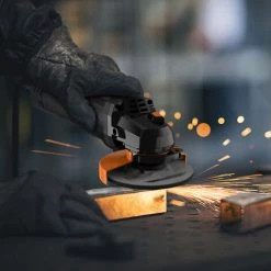 Meterk Winkelschleifer 750W 4-1 / 2 Zoll Mit 115 Mm 3 Schleifen Schleifscheibe 3 Schneiden Schleifräder -Winkelschleifer & Mauernutfräsen Verkäufe 55628904 5