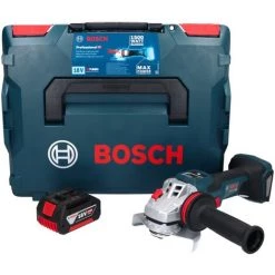 Bosch GWS 18V-15 SC Professional Akku Winkelschleifer 18 V 125 Mm Brushless + 1x Akku 5,0 Ah + L-BOXX - Ohne Ladegerät -Winkelschleifer & Mauernutfräsen Verkäufe 56639926 3