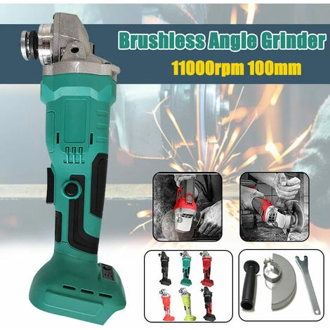 DRILLPRO 11000 (U / Min) Lithiumbatterie Bürstenloser Winkelschleifer Poliermaschine Ausschnittschleifer Winkelschleifer - 800 W (Grün, Grün) 5 DRILLPRO 11000 (U / Min) Lithiumbatterie Bürstenloser Winkelschleifer Poliermaschine Ausschnittschleifer Winkelschleifer - 800 W (Grün, Grün) – Bild 5